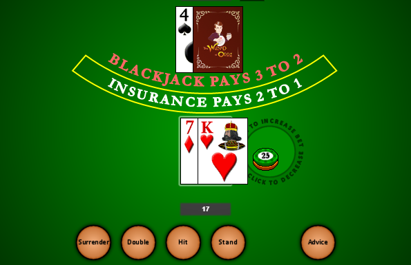 blackjack casino game